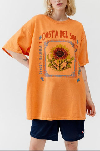 Graphic Print Oversized T-Shirt