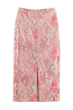 Sequin Floral Midi Skirt