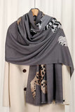 Animal Print Sheer Cape