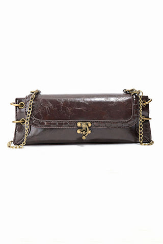 Chain Strap Flap Crossbody Bag