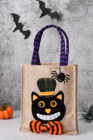 Halloween Character Applique Tote Bag