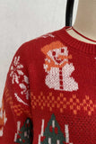 Holiday Graphic Crew Neck Knit Sweater