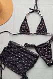 Polka Dot Bikini Set with Cover-Up