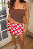 Polka Dot Mini Skirt
