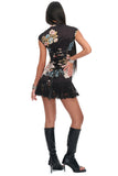 Floral Print Cheongsam Dress