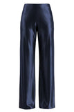 High-Waist Wide-Leg Casual Pants