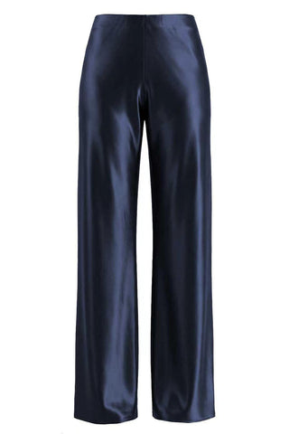 High-Waist Wide-Leg Casual Pants