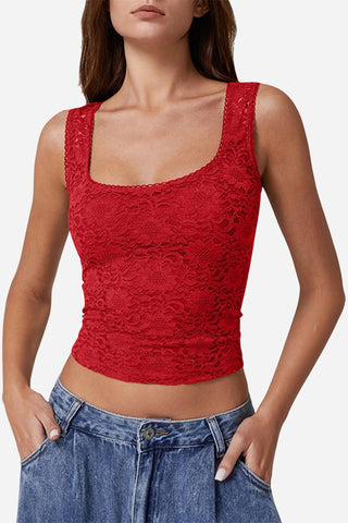 Lace Detail Tank Top