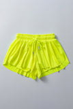 Elastic-Waist Casual Shorts