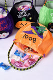 Patterned Halloween Character Tote Bag