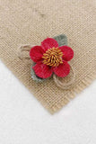 Floral Lace Ruffle Hair Clip