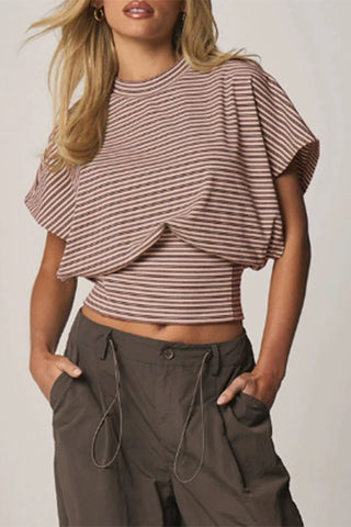 Striped Short-Sleeve T-Shirt