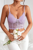 Lace Halter Crop Top