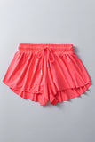 Elastic-Waist Casual Shorts