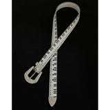 Piano Key Rhinestone Buckle Belt