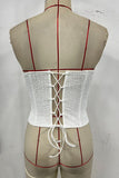 Bustier Lace-Up Tank Top