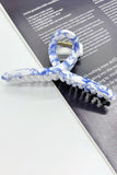 Floral Bow Claw Clip