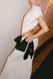 Elegant Draped Evening Dress