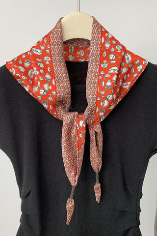 Paisley Print Tie Scarf