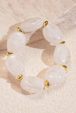 Chunky Oval Beaded Statement Bracelet