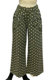 Polka Dot High-Waist Baggy Jeans