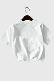 Papaya Print Crew Neck Short Sleeve T-Shirt
