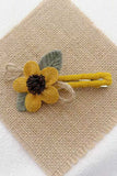 Floral Lace Ruffle Hair Clip