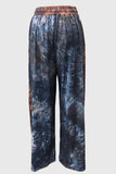 Drawstring Wide-Leg Casual Pants