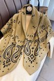 Paisley Print Square Scarf