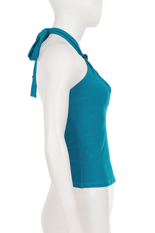 Halter Neck Ring Tank Top