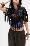 Fringe Crochet Blouse