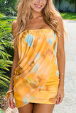 Wrap Ruched Mini Dress