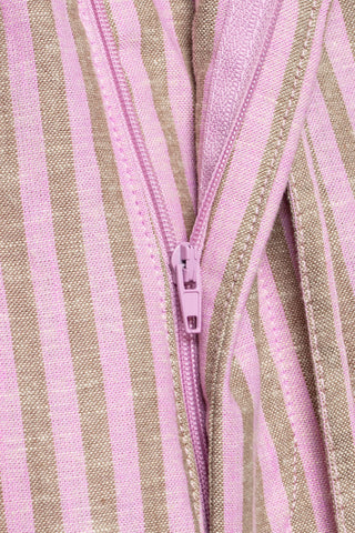 Striped Drawstring Wide-Leg Casual Pants