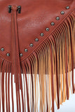 Studded Fringe Crossbody Bag