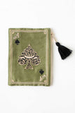 Embroidered Playing Card Pouch