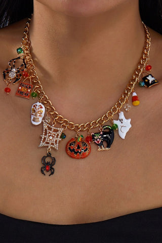 Halloween Charm Chain Necklace