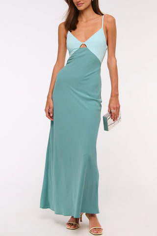 Sleeveless Cutout Maxi Dress