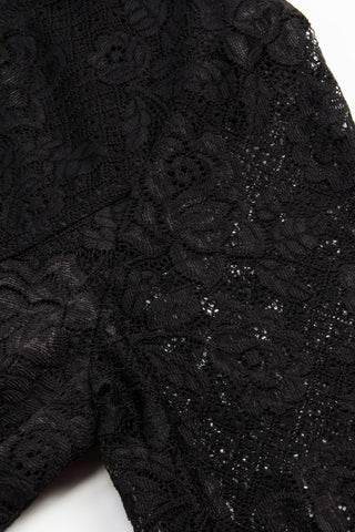 Lace Bell Sleeve Button-Front Maxi Casual Dress