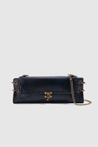 Chain Strap Flap Crossbody Bag