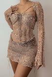 Strappy Crochet Skirt Set