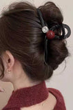 Marbled Sphere Stack Hair Claw Clip