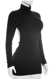 Backless Long Sleeve Mini Dress