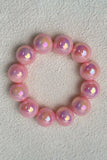 Iridescent Bead and Translucent Resin Bangle
