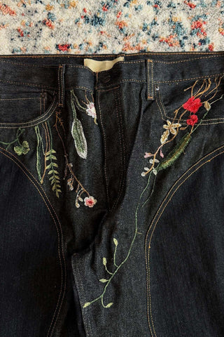 Floral Wide-Leg Pants
