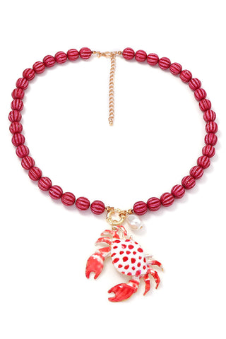 Shell Starfish Lobster Pendant Necklace