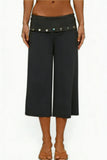 Decorative Button Pants
