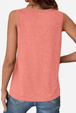 Sleeveless V-Neck Tank Top