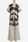 Floral-Printed Pants Set
