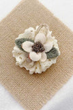 Floral Lace Ruffle Hair Clip