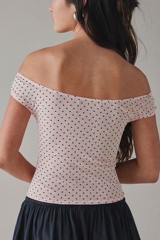 Off-Shoulder Statement T-Shirt